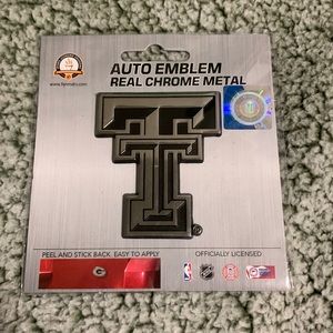 Texas tech auto sticker